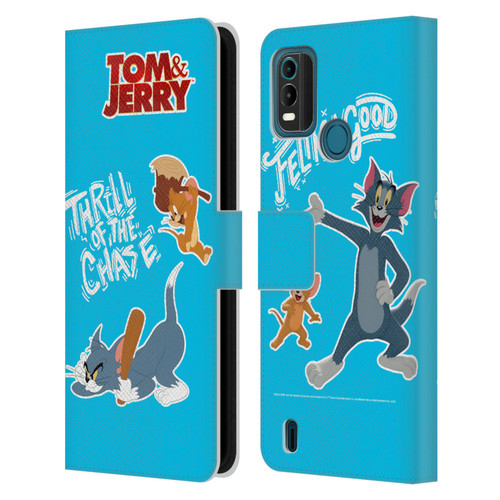 Tom And Jerry Movie (2021) Graphics Characters 2 Leather Book Wallet Case Cover For Nokia G11 Plus