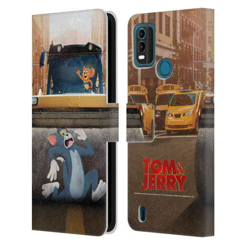 Tom And Jerry Movie (2021) Graphics Rolling Leather Book Wallet Case Cover For Nokia G11 Plus