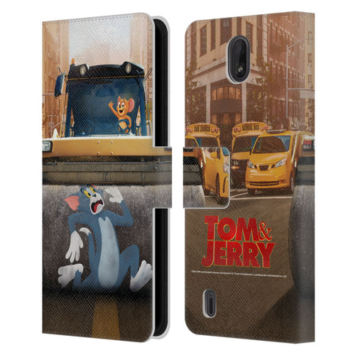Tom And Jerry Movie (2021) Graphics Rolling Leather Book Wallet Case Cover For Nokia C01 Plus/C1 2nd Edition