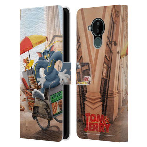 Tom And Jerry Movie (2021) Graphics Real World New Twist Leather Book Wallet Case Cover For Nokia C30
