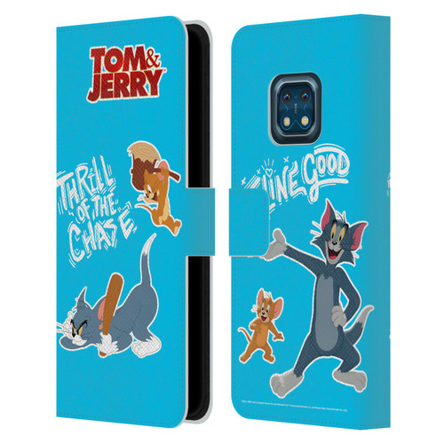 Tom And Jerry Movie (2021) Graphics Characters 2 Leather Book Wallet Case Cover For Nokia XR20