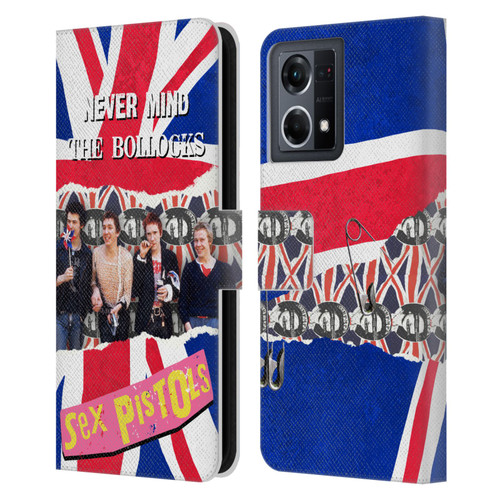 Sex Pistols Band Art Group Photo Leather Book Wallet Case Cover For OPPO Reno8 4G