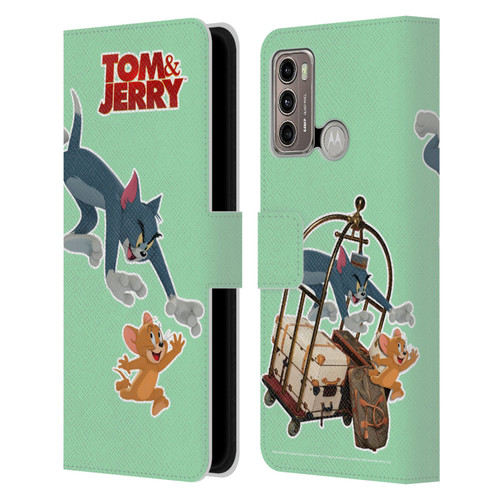 Tom And Jerry Movie (2021) Graphics Characters 1 Leather Book Wallet Case Cover For Motorola Moto G60 / Moto G40 Fusion
