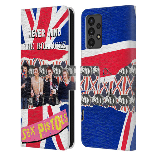 Sex Pistols Band Art Group Photo Leather Book Wallet Case Cover For Samsung Galaxy A13 (2022)