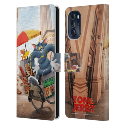Tom And Jerry Movie (2021) Graphics Real World New Twist Leather Book Wallet Case Cover For Motorola Moto G (2022)