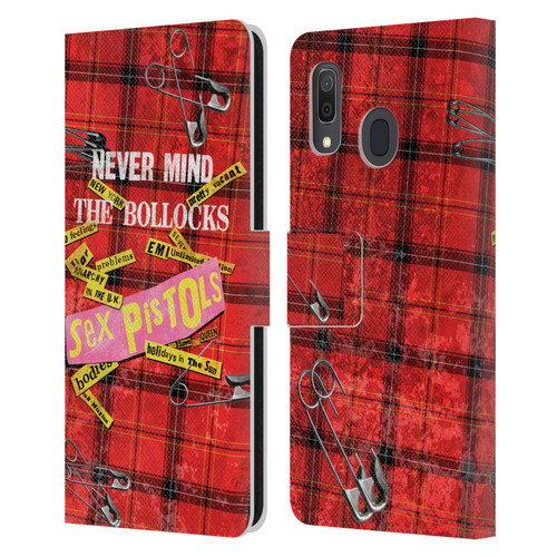 Sex Pistols Band Art Tartan Print Song Art Leather Book Wallet Case Cover For Samsung Galaxy A33 5G (2022)