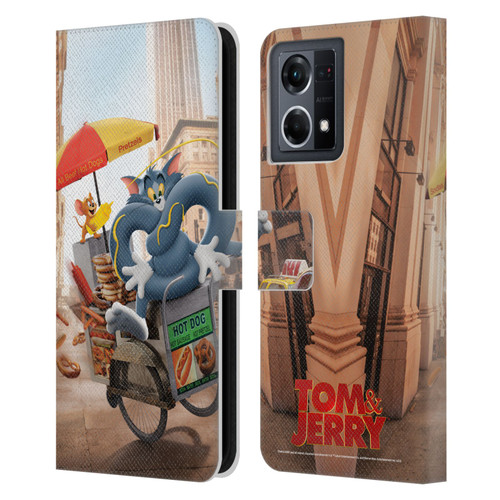 Tom And Jerry Movie (2021) Graphics Real World New Twist Leather Book Wallet Case Cover For OPPO Reno8 4G