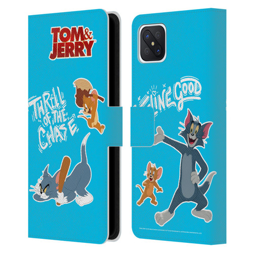 Tom And Jerry Movie (2021) Graphics Characters 2 Leather Book Wallet Case Cover For OPPO Reno4 Z 5G