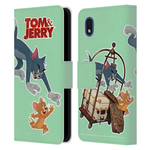 Tom And Jerry Movie (2021) Graphics Characters 1 Leather Book Wallet Case Cover For Samsung Galaxy A01 Core (2020)
