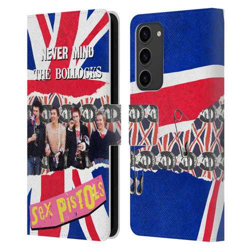 Sex Pistols Band Art Group Photo Leather Book Wallet Case Cover For Samsung Galaxy S23+ 5G