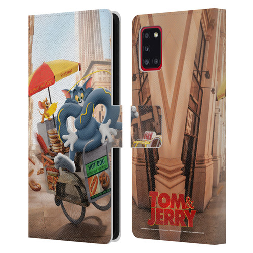 Tom And Jerry Movie (2021) Graphics Real World New Twist Leather Book Wallet Case Cover For Samsung Galaxy A31 (2020)