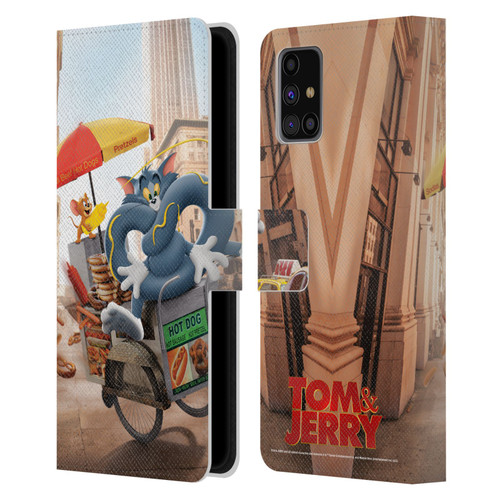 Tom And Jerry Movie (2021) Graphics Real World New Twist Leather Book Wallet Case Cover For Samsung Galaxy M31s (2020)