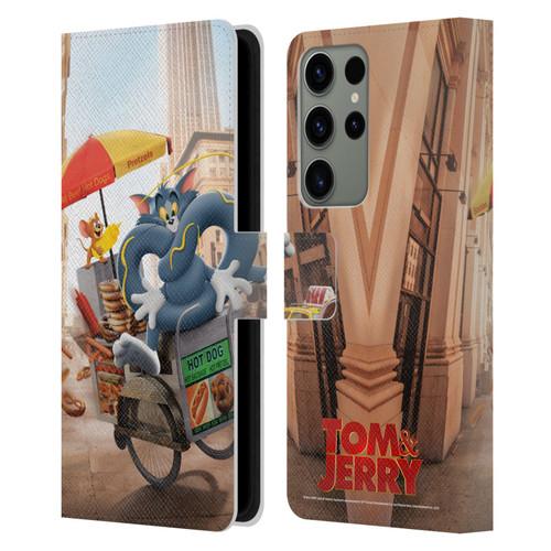 Tom And Jerry Movie (2021) Graphics Real World New Twist Leather Book Wallet Case Cover For Samsung Galaxy S23 Ultra 5G