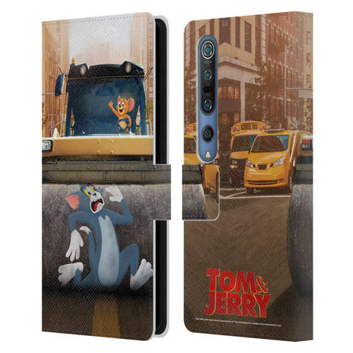 Tom And Jerry Movie (2021) Graphics Rolling Leather Book Wallet Case Cover For Xiaomi Mi 10 5G / Mi 10 Pro 5G