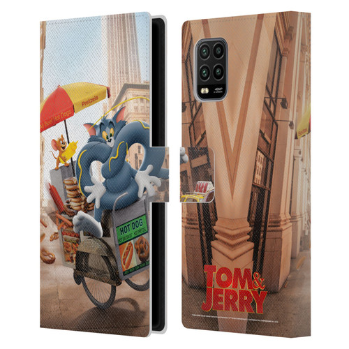 Tom And Jerry Movie (2021) Graphics Real World New Twist Leather Book Wallet Case Cover For Xiaomi Mi 10 Lite 5G
