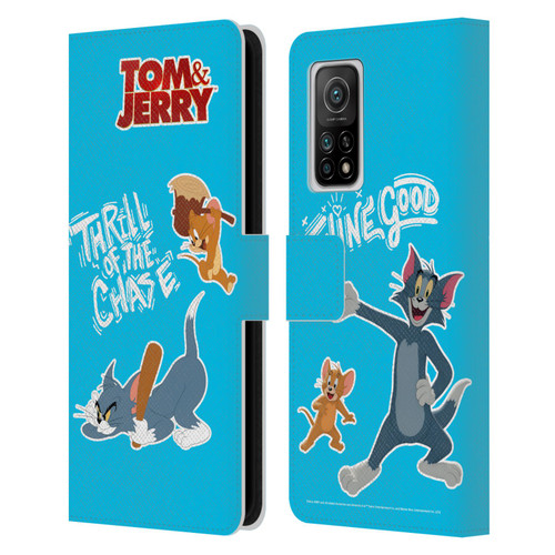 Tom And Jerry Movie (2021) Graphics Characters 2 Leather Book Wallet Case Cover For Xiaomi Mi 10T 5G