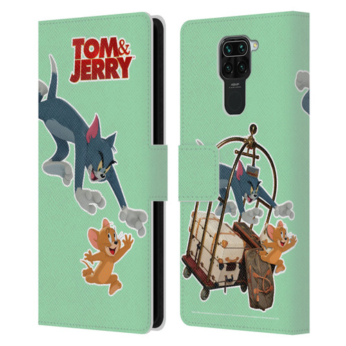 Tom And Jerry Movie (2021) Graphics Characters 1 Leather Book Wallet Case Cover For Xiaomi Redmi Note 9 / Redmi 10X 4G
