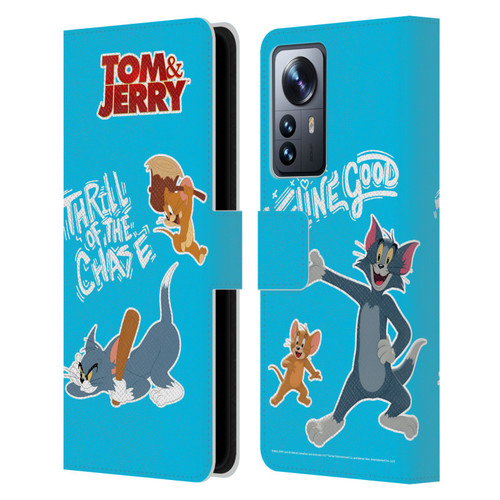 Tom And Jerry Movie (2021) Graphics Characters 2 Leather Book Wallet Case Cover For Xiaomi 12 Pro