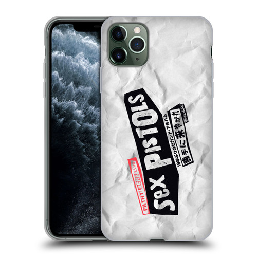 Sex Pistols Band Art Filthy Lucre Live Soft Gel Case for Apple iPhone 11 Pro Max