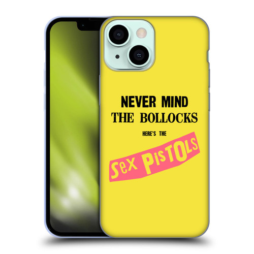 Sex Pistols Band Art NMTB Album Soft Gel Case for Apple iPhone 13 Mini