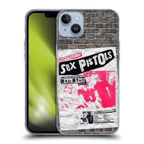 Sex Pistols Band Art Filthy Lucre Japan Soft Gel Case for Apple iPhone 14 Plus
