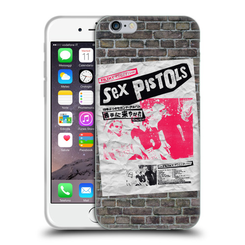 Sex Pistols Band Art Filthy Lucre Japan Soft Gel Case for Apple iPhone 6 / iPhone 6s