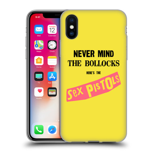 Sex Pistols Band Art NMTB Album Soft Gel Case for Apple iPhone X / iPhone XS