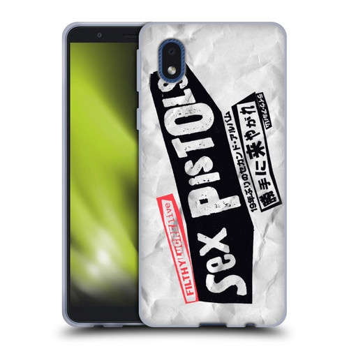 Sex Pistols Band Art Filthy Lucre Live Soft Gel Case for Samsung Galaxy A01 Core (2020)