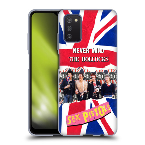 Sex Pistols Band Art Group Photo Soft Gel Case for Samsung Galaxy A03s (2021)