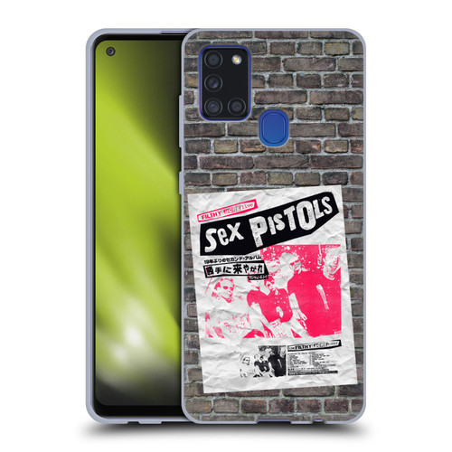 Sex Pistols Band Art Filthy Lucre Japan Soft Gel Case for Samsung Galaxy A21s (2020)