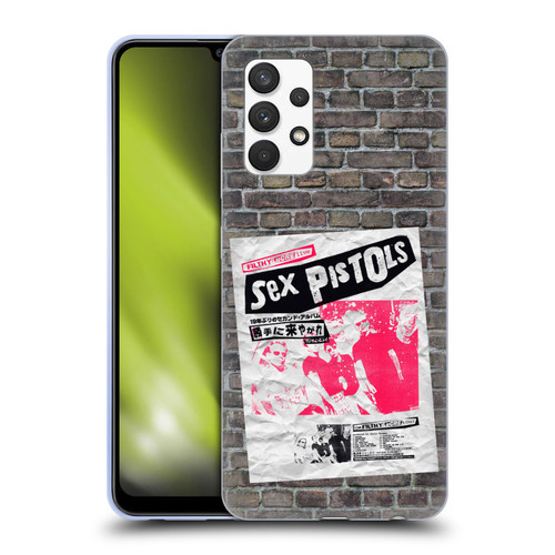Sex Pistols Band Art Filthy Lucre Japan Soft Gel Case for Samsung Galaxy A32 (2021)