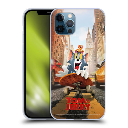Tom And Jerry Movie (2021) Graphics Best Of Enemies Soft Gel Case for Apple iPhone 12 / iPhone 12 Pro