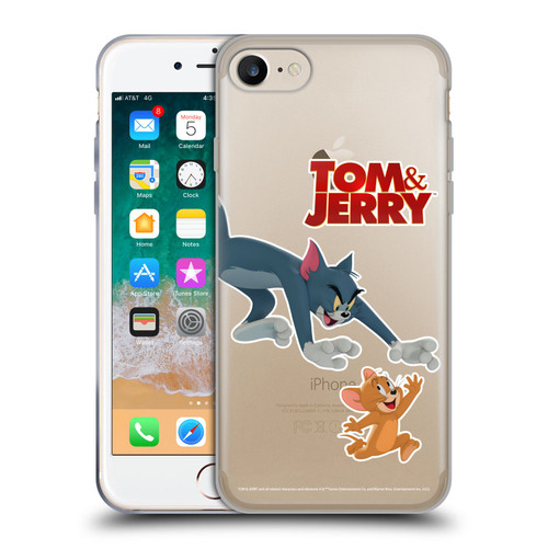 Tom And Jerry Movie (2021) Graphics Characters 1 Soft Gel Case for Apple iPhone 7 / 8 / SE 2020 & 2022