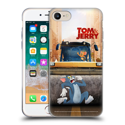 Tom And Jerry Movie (2021) Graphics Rolling Soft Gel Case for Apple iPhone 7 / 8 / SE 2020 & 2022