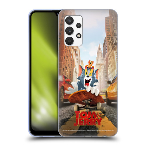 Tom And Jerry Movie (2021) Graphics Best Of Enemies Soft Gel Case for Samsung Galaxy A32 (2021)