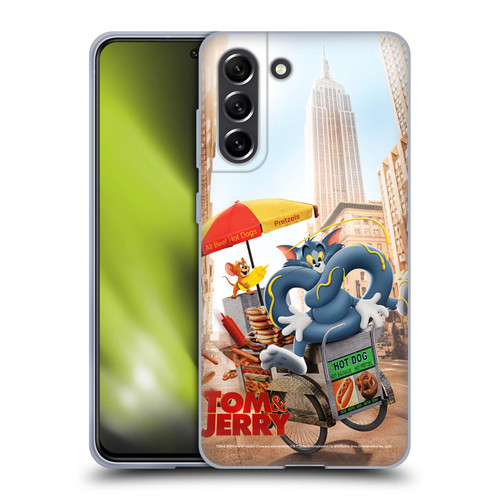 Tom And Jerry Movie (2021) Graphics Real World New Twist Soft Gel Case for Samsung Galaxy S21 FE 5G