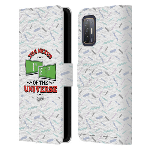 Seinfeld Graphics Nexus Of The Universe Leather Book Wallet Case Cover For HTC Desire 21 Pro 5G