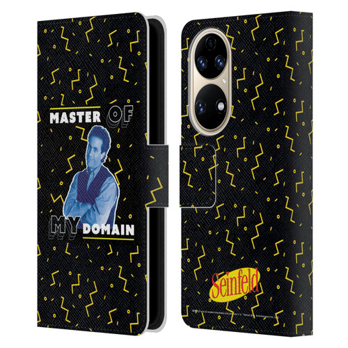 Seinfeld Graphics Master Of My Domain Leather Book Wallet Case Cover For Huawei P50