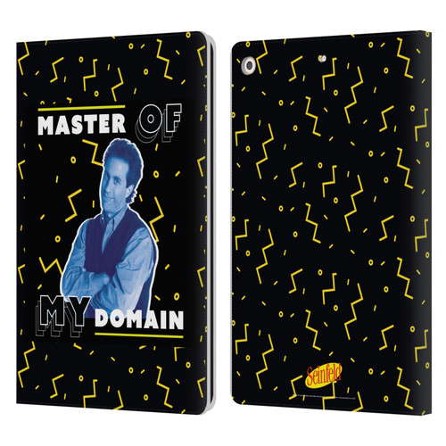 Seinfeld Graphics Master Of My Domain Leather Book Wallet Case Cover For Apple iPad 10.2 2019/2020/2021