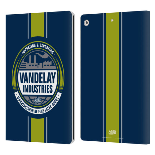 Seinfeld Graphics Vandelay Industries Leather Book Wallet Case Cover For Apple iPad 10.2 2019/2020/2021