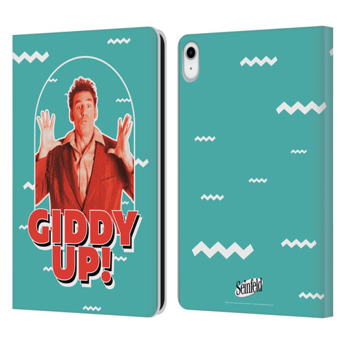 Seinfeld Graphics Giddy Up! Leather Book Wallet Case Cover For Apple iPad 10.9 2022/2025