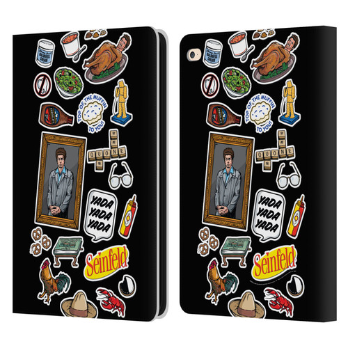 Seinfeld Graphics Sticker Collage Leather Book Wallet Case Cover For Apple iPad Air 2 (2014)