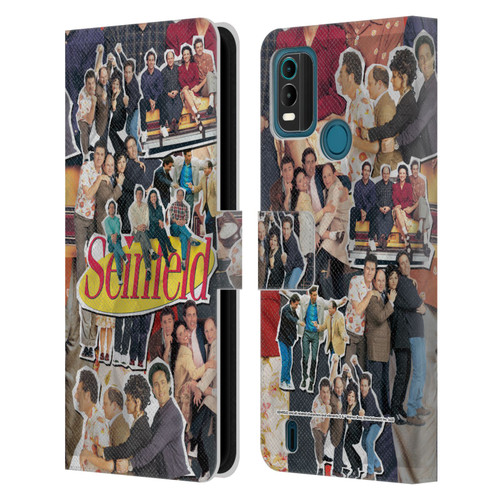 Seinfeld Graphics Collage Leather Book Wallet Case Cover For Nokia G11 Plus