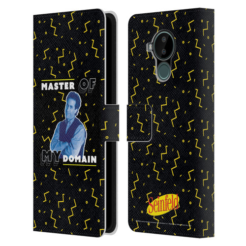 Seinfeld Graphics Master Of My Domain Leather Book Wallet Case Cover For Nokia C30