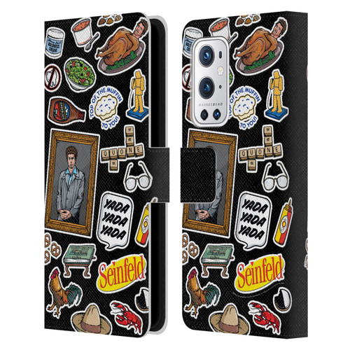 Seinfeld Graphics Sticker Collage Leather Book Wallet Case Cover For OnePlus 9 Pro