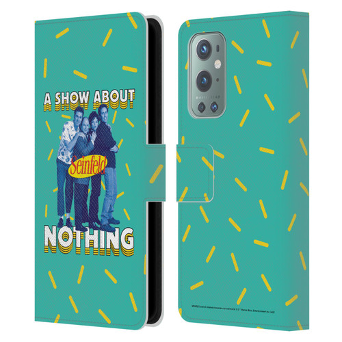 Seinfeld Graphics A Show About Nothing Leather Book Wallet Case Cover For OnePlus 9