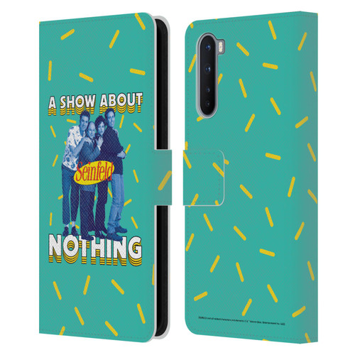 Seinfeld Graphics A Show About Nothing Leather Book Wallet Case Cover For OnePlus Nord 5G