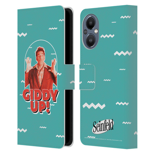 Seinfeld Graphics Giddy Up! Leather Book Wallet Case Cover For OnePlus Nord N20 5G