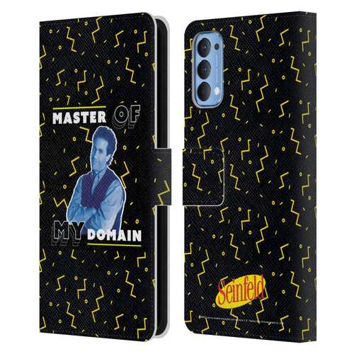 Seinfeld Graphics Master Of My Domain Leather Book Wallet Case Cover For OPPO Reno 4 5G
