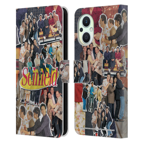 Seinfeld Graphics Collage Leather Book Wallet Case Cover For OPPO Reno8 Lite